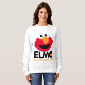 セサミストリート | Elmo 1984年から多くの笑い スウェットシャツ (正面フル)