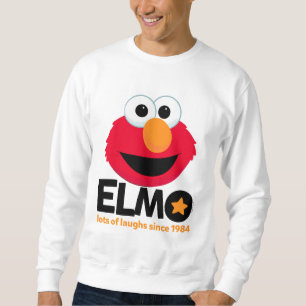 セサミストリート   Elmo 1984年から多くの笑い スウェットシャツ