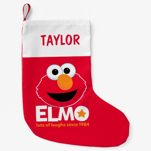 セサミストリート | Elmo 1984年から多くの笑い スモールクリスマスストッキング (正面)