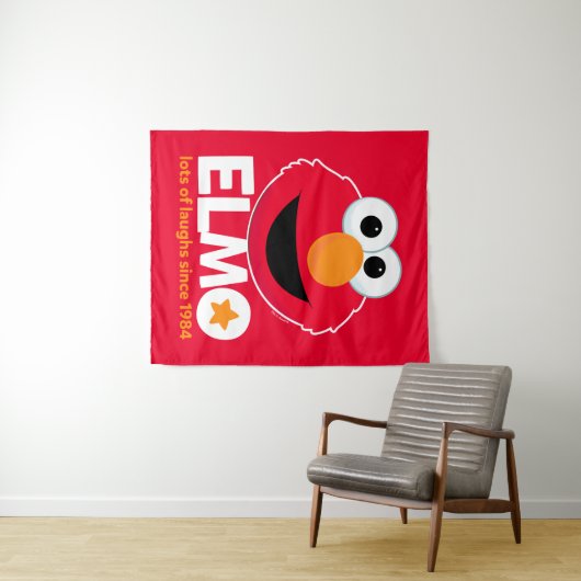 セサミストリート | Elmo 1984年から多くの笑い タペストリー (インサイチュ(横))