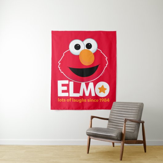 セサミストリート | Elmo 1984年から多くの笑い タペストリー (インサイチュ)