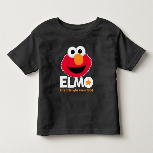 セサミストリート | Elmo 1984年から多くの笑い トドラーTシャツ (正面)