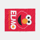 セサミストリート | Elmo 1984年から多くの笑い フリースブランケット (正面(横))