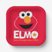 セサミストリート | Elmo 1984年から多くの笑い ペーパープレート (正面)