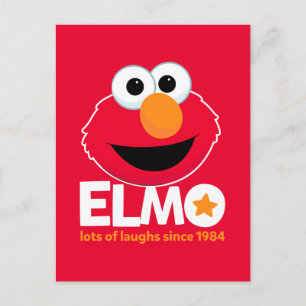 セサミストリート   Elmo 1984年から多くの笑い ポストカード