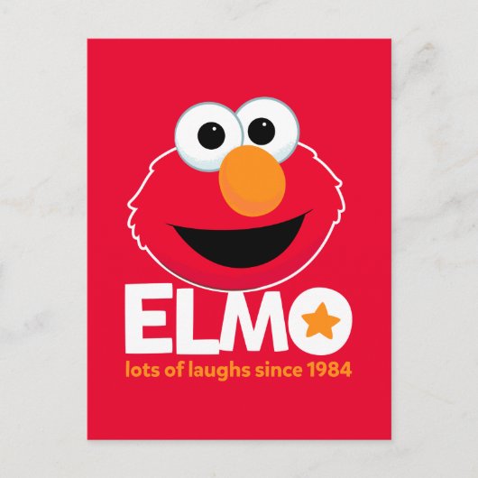 セサミストリート | Elmo 1984年から多くの笑い ポストカード (正面)