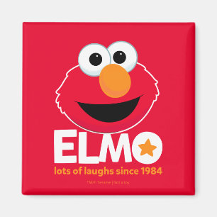 セサミストリート Elmo 1984年から多くの笑い マグネット