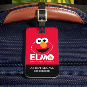 セサミストリート   Elmo 1984年から多くの笑い ラゲッジタグ