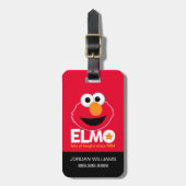セサミストリート | Elmo 1984年から多くの笑い ラゲッジタグ (正面縦)