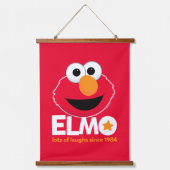 セサミストリート | Elmo 1984年から多くの笑い 吊り下げ型タペストリー (正面)