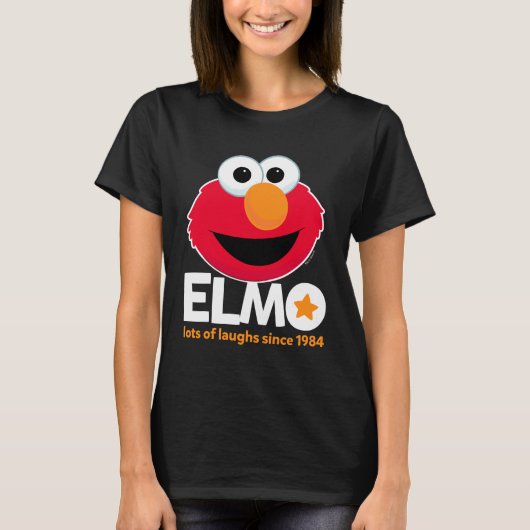 セサミストリート | Elmo 1984年から多くの笑い Tシャツ (正面)