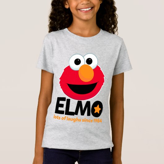 セサミストリート | Elmo 1984年から多くの笑い Tシャツ (正面)