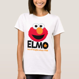 セサミストリート   Elmo 1984年から多くの笑い Tシャツ