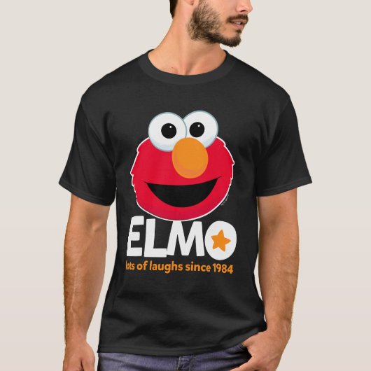 セサミストリート | Elmo 1984年から多くの笑い Tシャツ (正面)