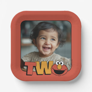 セサミストリート   Elmo - 2番目の誕生日 ペーパープレート