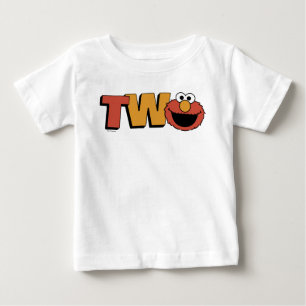 セサミストリート   Elmo 2nd誕生日 ベビーTシャツ