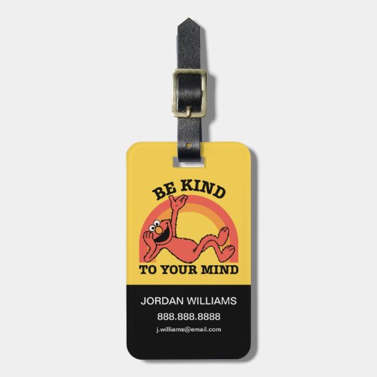 セサミストリート | Elmo Be Kind |情報の追加 ラゲッジタグ (正面縦)