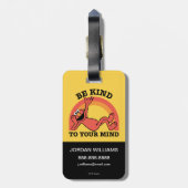 セサミストリート | Elmo Be Kind |情報の追加 ラゲッジタグ (裏面縦)