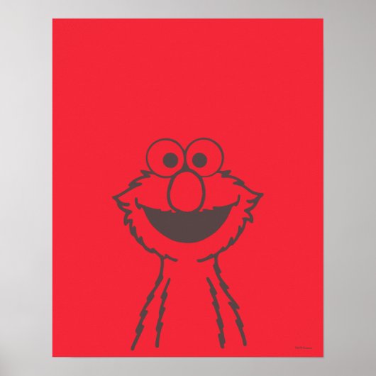 セサミストリート | Elmo Bright ポスター (正面)