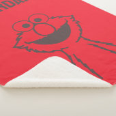 セサミストリート | Elmo Bright |名前の追加 シェルパブランケット (3/4)