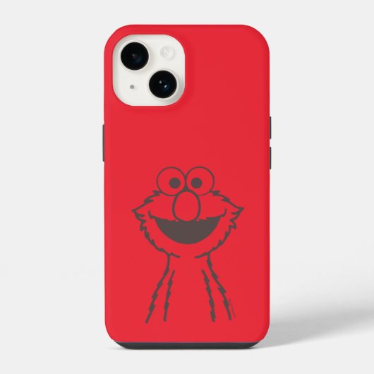 セサミストリート | Elmo Bright iPhoneケース (裏面)