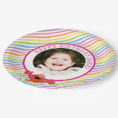 セサミストリート | Elmo Girl's誕生日 ペーパープレート (アングル)