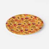 セサミストリート | Elmo Ha!はっ!はっ!パターン ペーパープレート (アングル)