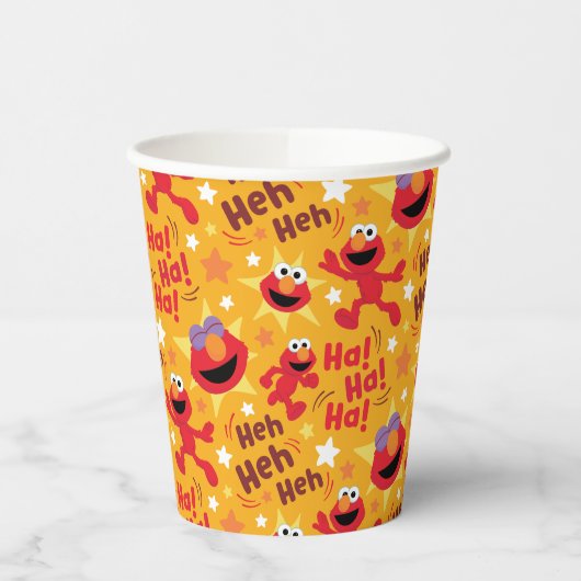 セサミストリート | Elmo Ha!はっ！はっ！パターン 紙コップ (左)