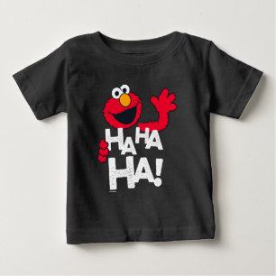 セサミストリート  Elmo - Ha Ha Ha! ベビーTシャツ