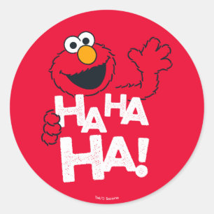 セサミストリート Elmo - Ha Ha Ha! ラウンドシール