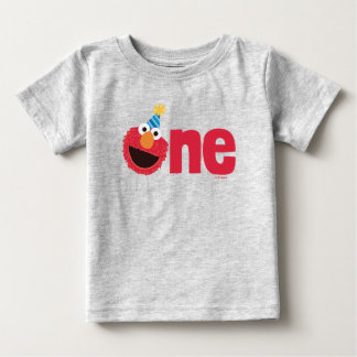 セサミストリート | Elmo - One First誕生日 ベビーTシャツ