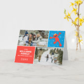 セサミストリート | Elmo Snowflake Familyの写真 カード (黄色い花)