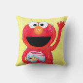 セサミストリート | Elmo with Goldfish クッション (裏面)