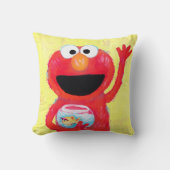 セサミストリート | Elmo with Goldfish クッション (正面)