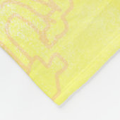 セサミストリート | Elmo with Goldfish フリースブランケット (角)