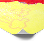 セサミストリート | Elmo with Goldfish ポスター (角)