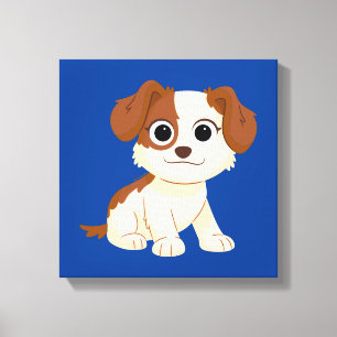 セサミストリート Elmo's Puppy Tango キャンバスプリント