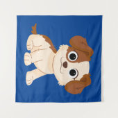 セサミストリート | Elmo's Puppy Tango タペストリー (正面(横))