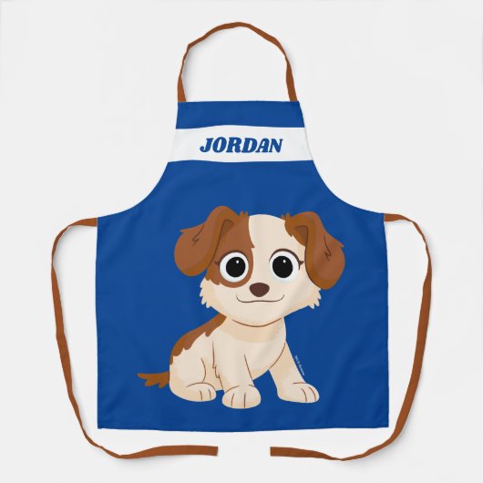 セサミストリート | Elmo's Puppy Tango |名前の追加 エプロン (正面)