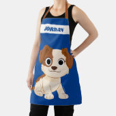 セサミストリート | Elmo's Puppy Tango |名前の追加 エプロン (インサイチュ)