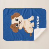 セサミストリート | Elmo's Puppy Tango |名前の追加 シェルパブランケット (正面(横))