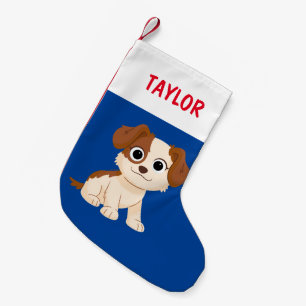 セサミストリート Elmo's Puppy Tango 名前の追加 スモールクリスマスストッキング