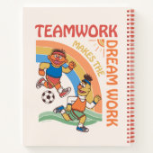 セサミストリート | Ernie & Bert Teamwork ノートブック (裏面)