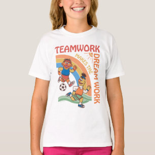 セサミストリート Ernie & Bert Teamwork Tシャツ