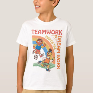 セサミストリート Ernie & Bert Teamwork Tシャツ