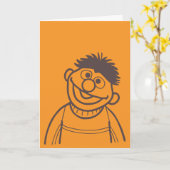 セサミストリート | Ernie Bright カード (黄色い花)