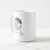 セサミストリート | Ernie Bright コーヒーマグカップ (正面左)