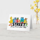 セサミストリート | Furry Friends 1969年以来 カード (黄色い花)