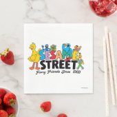 セサミストリート | Furry Friends 1969年以来 スタンダードランチョンナプキン (インサイチュ)