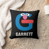 セサミストリート | GはGrover用 クッション (ブランケット)